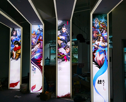 游戲企業(yè)裝飾背景墻-一種炫酷與真實！