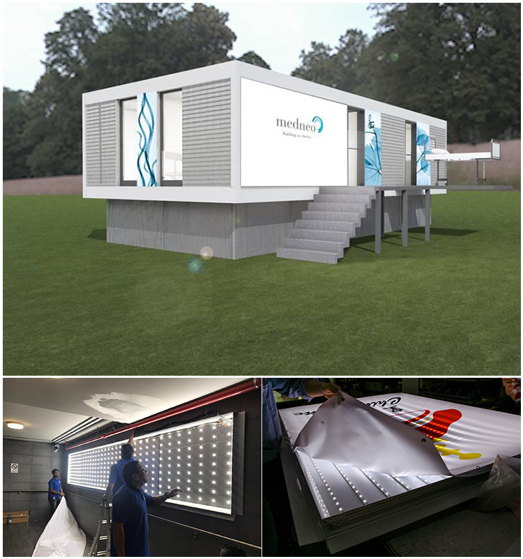 側(cè)面開啟拉布燈箱